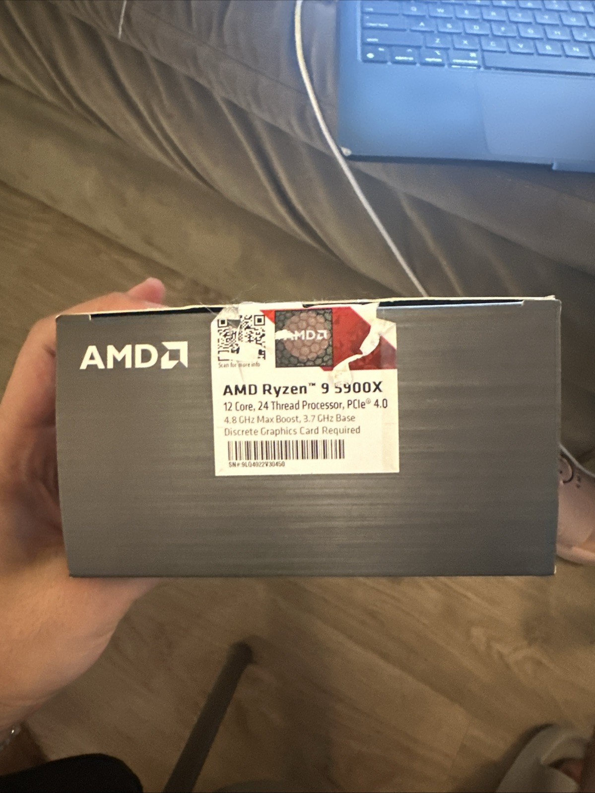 AMD Ryzen 9 5900X Desktop Processor (4.8GHz, 12 Cores, Socket AM4) Box NEW OPEN