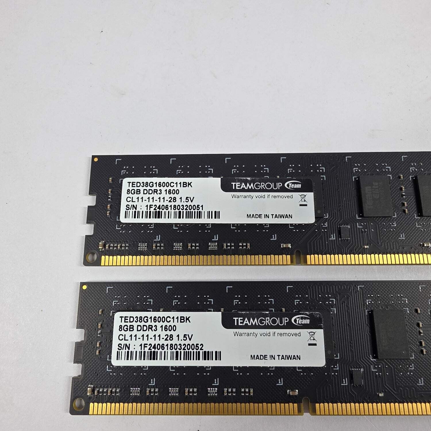 TeamGroup Elite 32GB (4x8GB) RAM DDR3 1600MHz TED38G1600C11BK