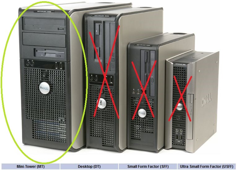 DELL OptiPlex GX520 210L Dimension 3100 E310 MT system 230W power supply N8372