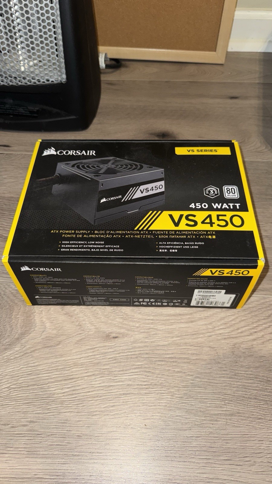 Corsair VS450 450W ATX Power Supply, High Efficiency, Low Noise, SATA