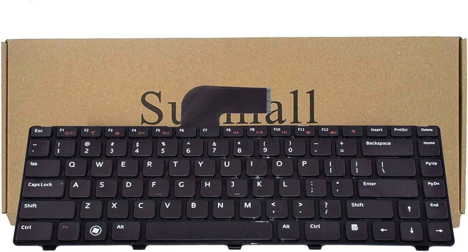 Dell Inspiron & Vostro Compatible Backlit Laptop Keyboard with Frame