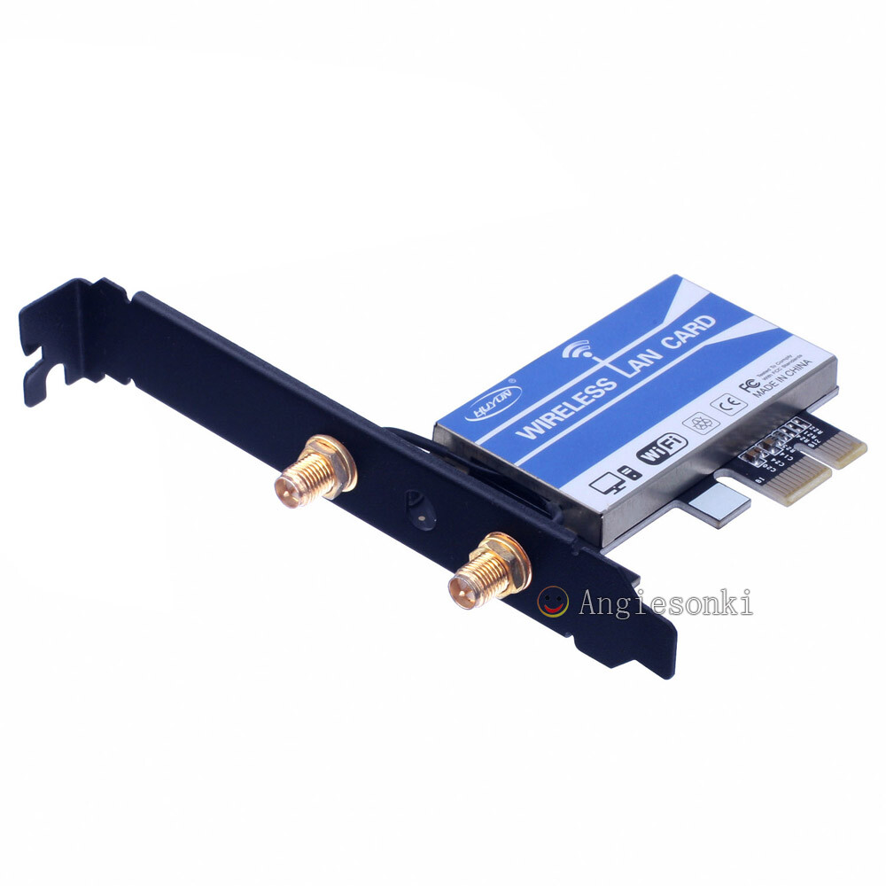 Intel Wireless Lan PCI-E 1X 8X 2.4/5GHz Dual Band Card PC Wifi Adapter 300Mbs