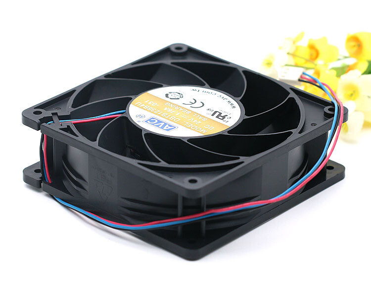 AVC DBTB1238B4U 24V 1.76A 5500RPM 12CM 12038 3-wire 3-pin inverter DC fan