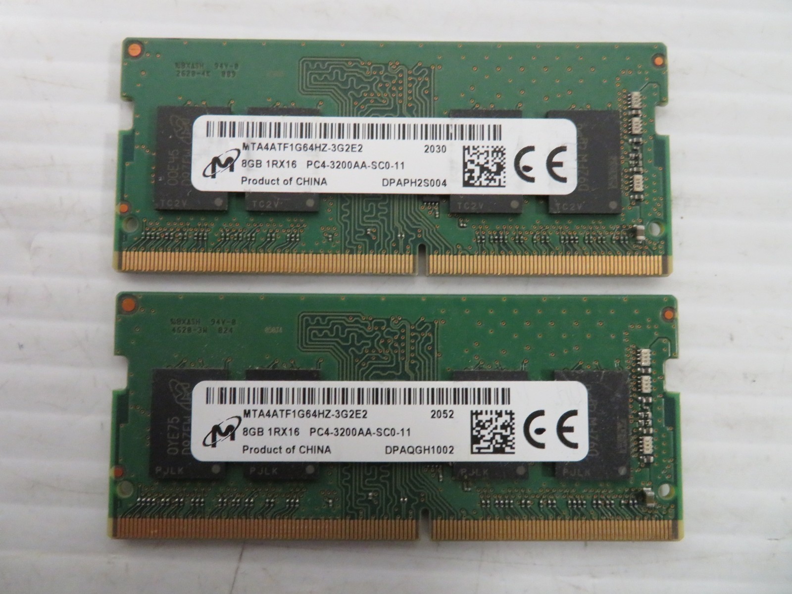 Micron 16GB (2x8GB) 3200MHz DDR4 SODIMM Memory RAM Kit MTA4ATF1G64HZ-3G2E2