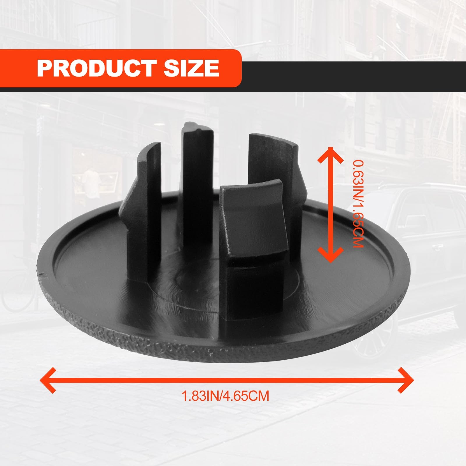 2pcs Armrest Cap Cover Compatible with 07-19 Tahoe Suburban Yukon black