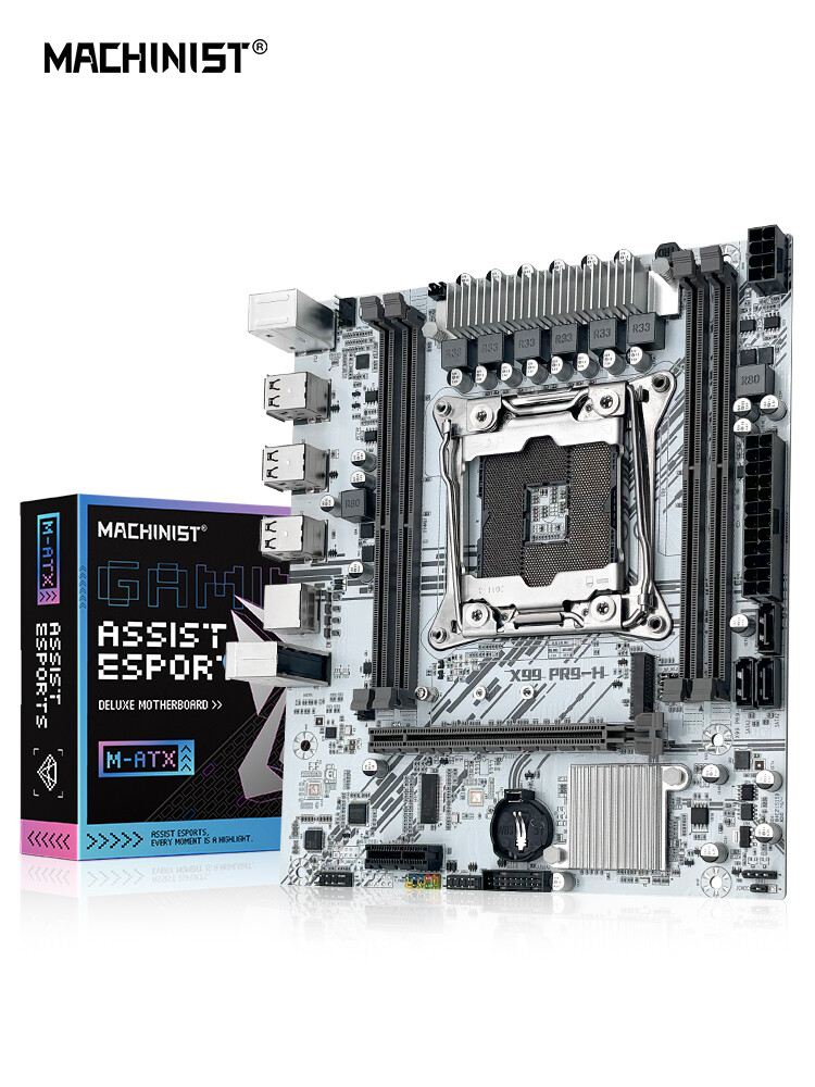 LGA 2011-3 X99 PR9 Gaming Motherboard For Intel XEON E5 V3 V4 4 DDR4 ECC REG RAM