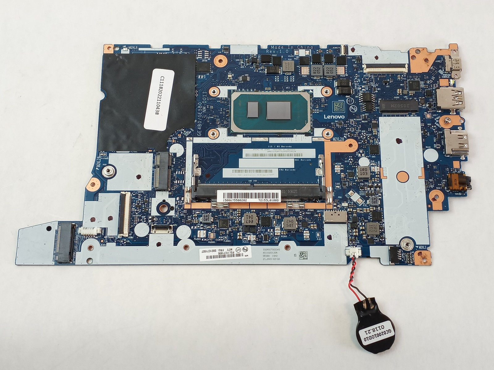 Lenovo ThinkPad E15 Gen 2 Core i5-1135G7 2.40 GHz DDR4 Motherboard 5B21C71927