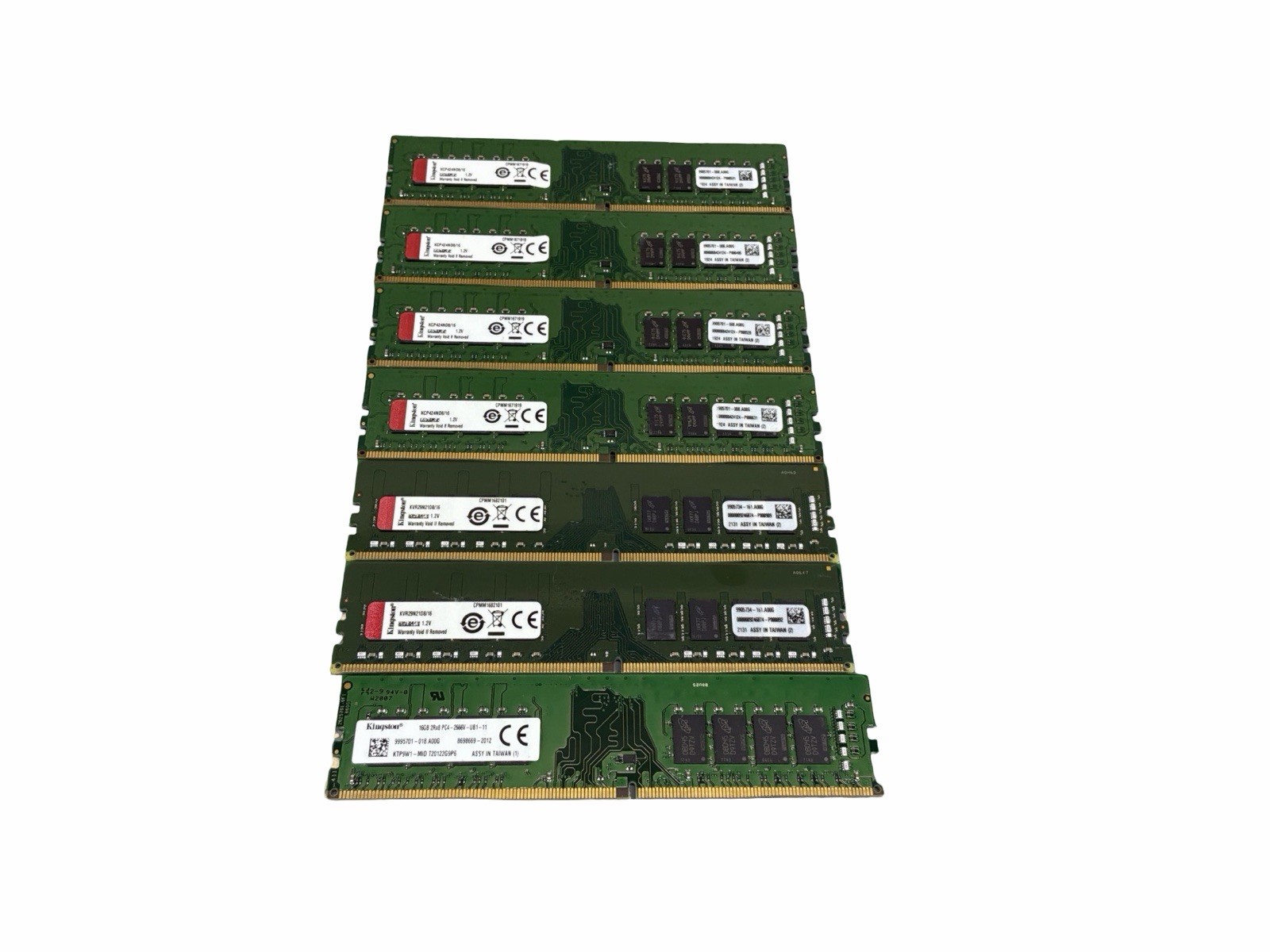16GB DDR4 RAM UDIMM DESKTOP Mixed Speeds, Mixed Models, Mixed Brands Lot 7