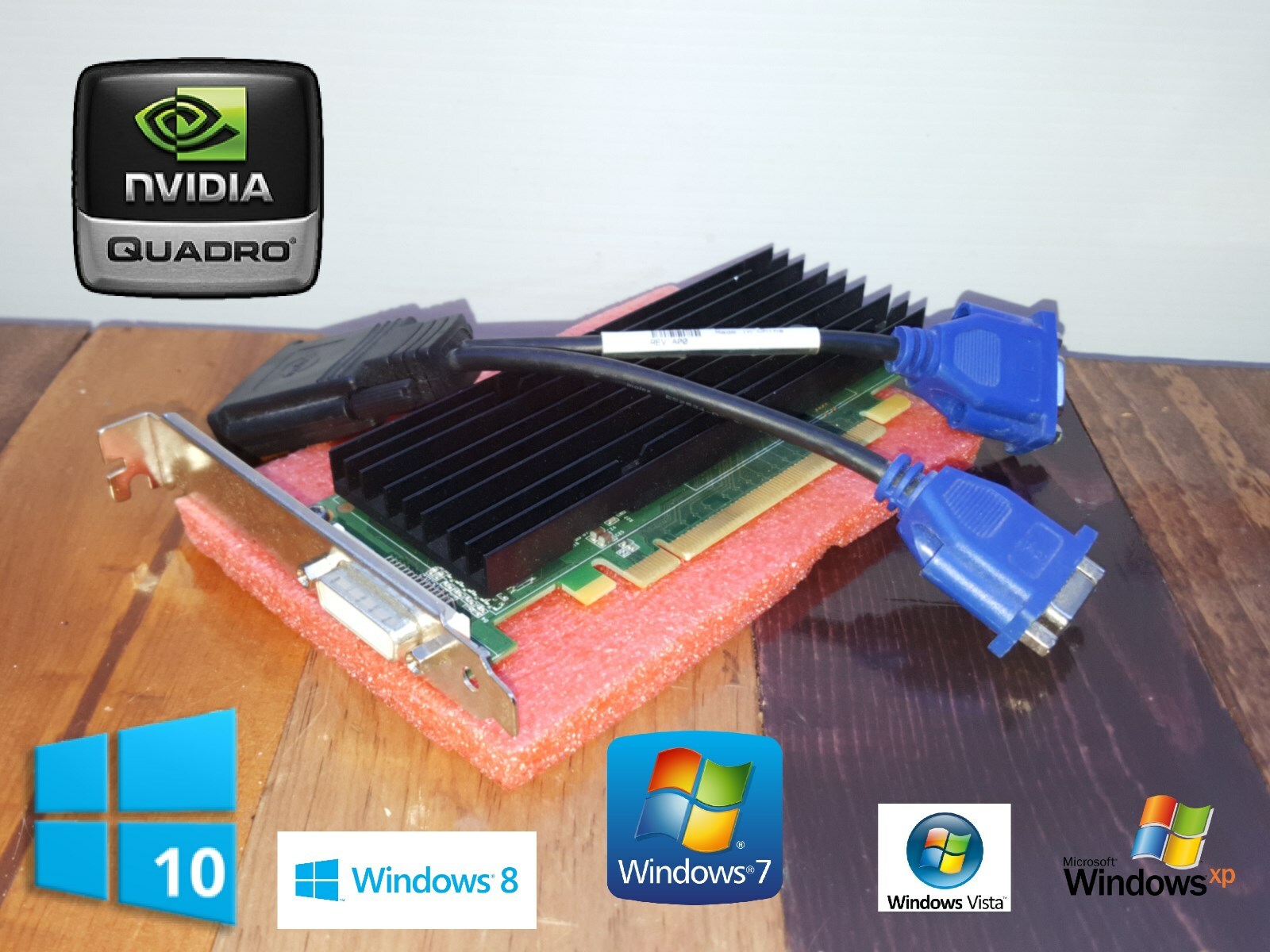 Dell Precision T1500 T1600 T1650 T3400 Dual VGA Video Card Extended Desktop