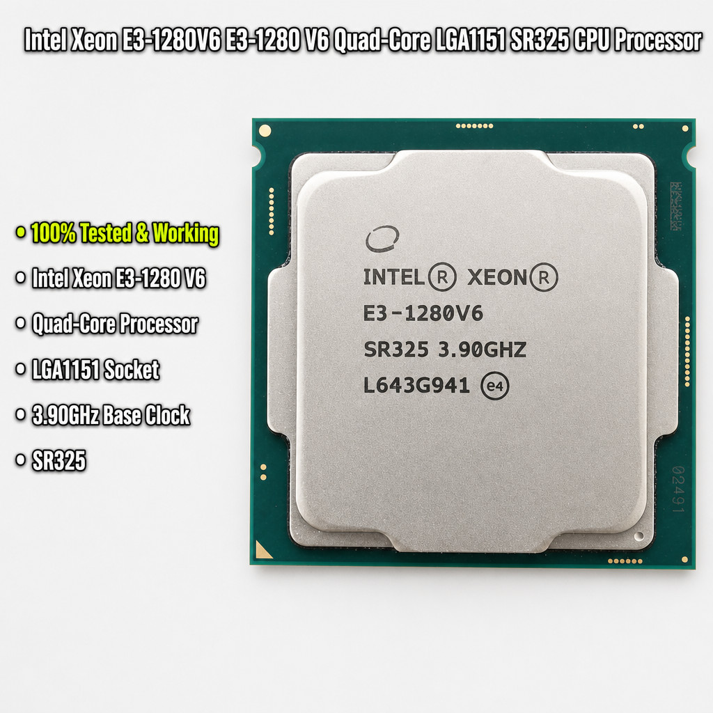 Intel Xeon E3-1280V6 E3-1280 V6 Quad-Core LGA1151 SR325 CPU Processor
