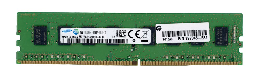 MEMORY SAMSUNG 4GB DDR4 1Rx8 2133MHz PC4-2133P M378A5143DB0-CPB NonECC