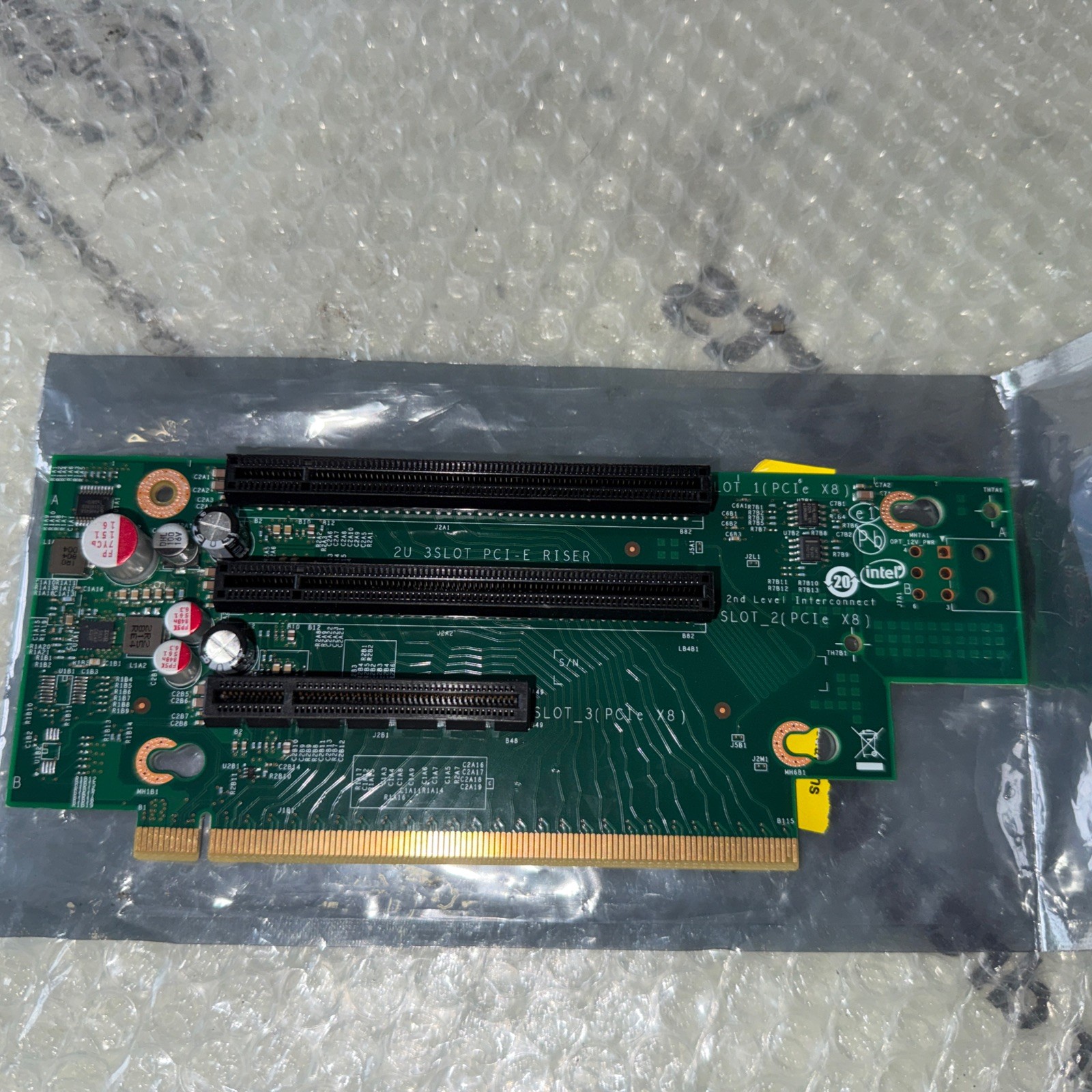 Intel 2U 3-Slot PCI-Express x8 Riser Card P/N: H20084-001