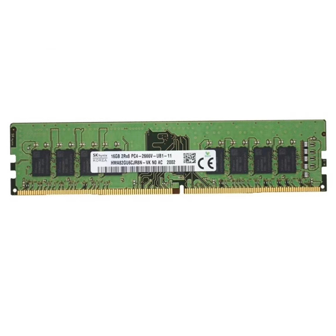 New Hynix 16GB DDR4 2666MHz PC4-21300 288-Pins UDIMM Memory Ram HMA82GU6CJR8N-VK