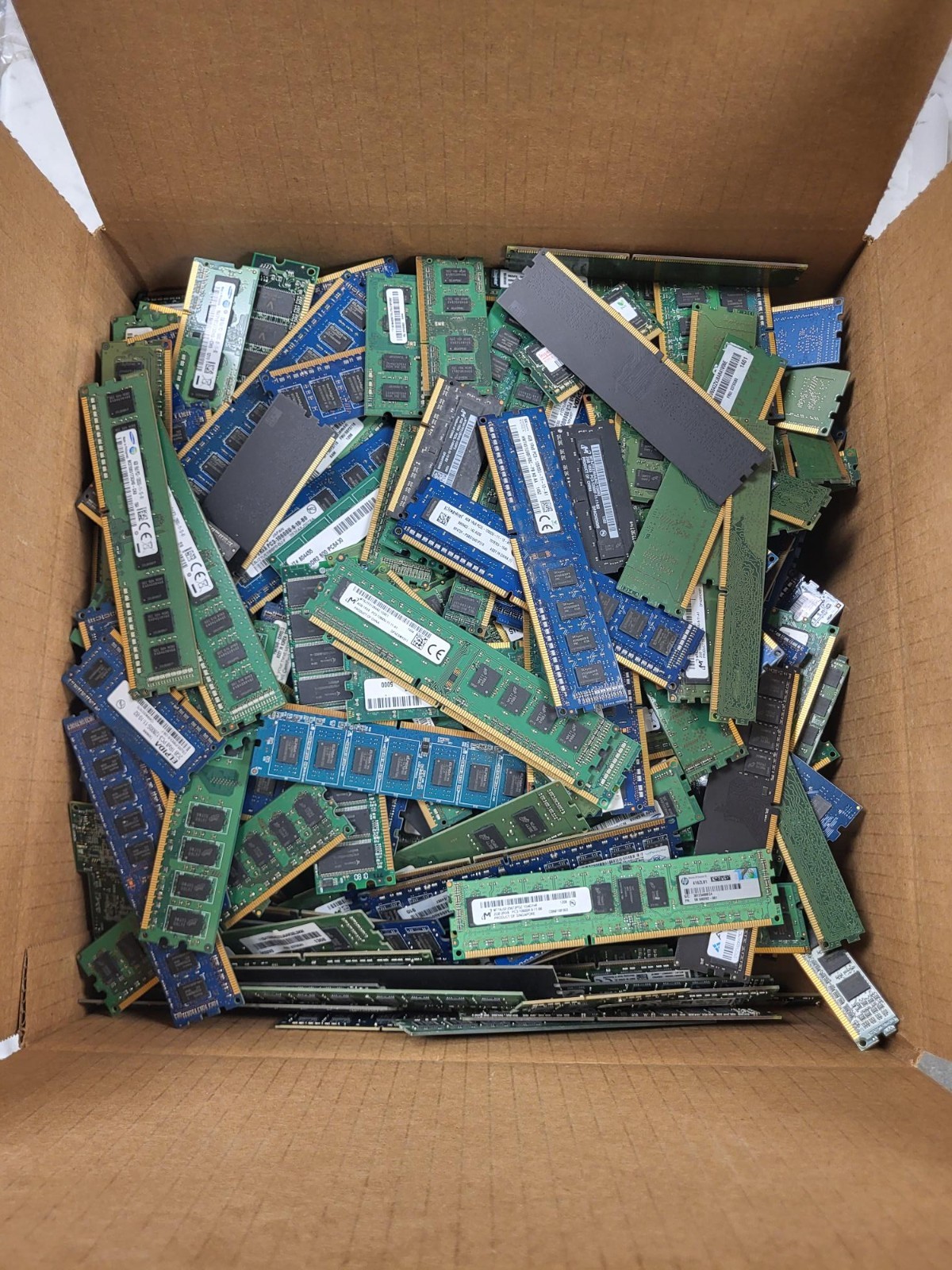 15 lbs. Pounds Assorted Scrap Computer Memory RAM For Gold Recovery
