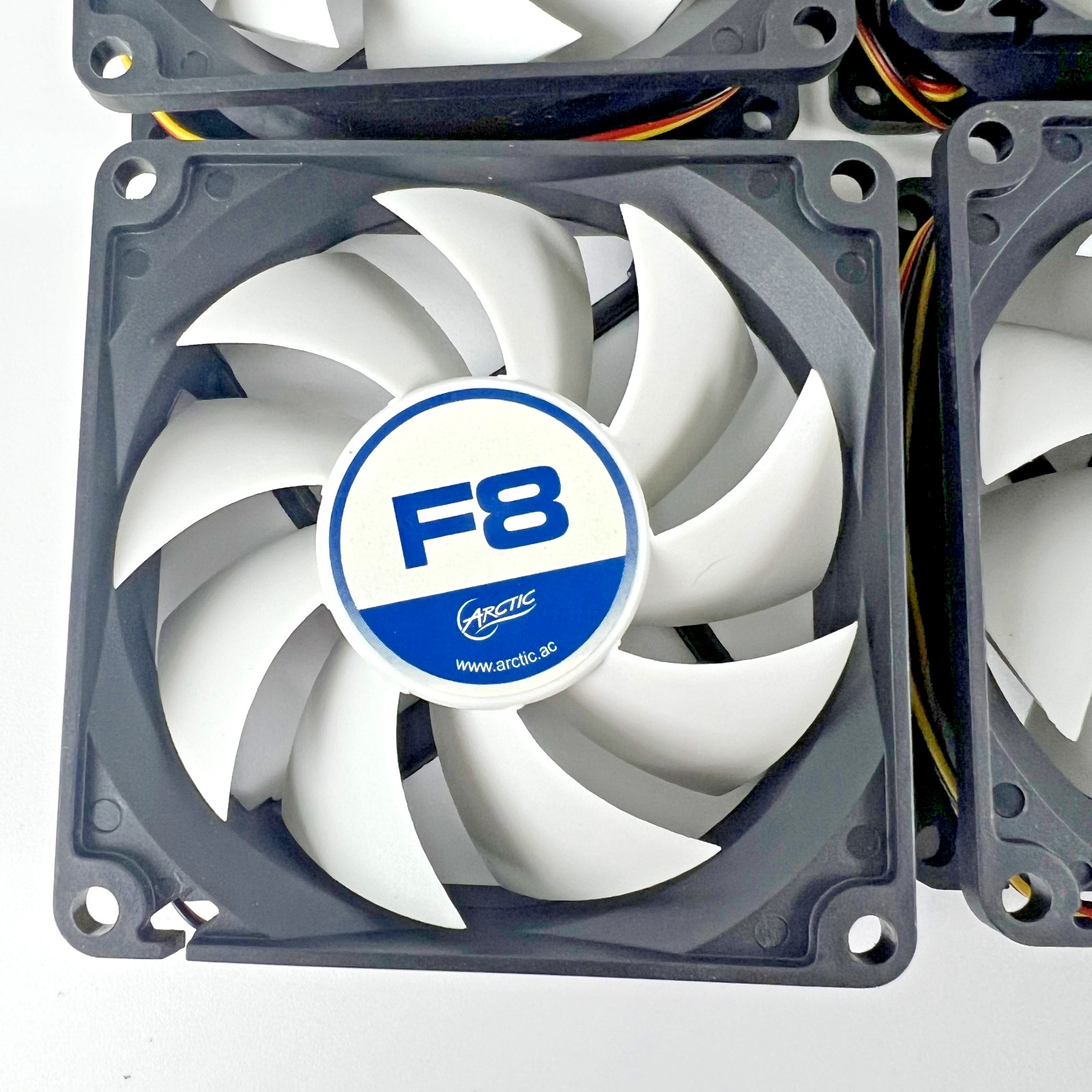 ARCTIC F8 80mm Case Fan Value Pack Lot of 4 3-Pin 2000RPM ACFAN00061A Boxed