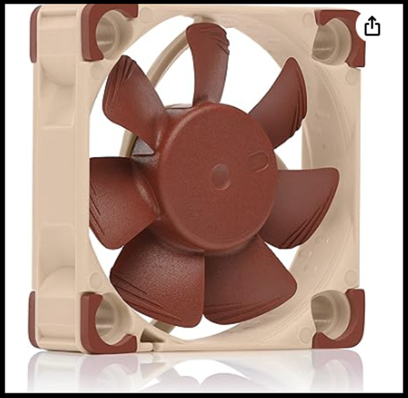 Noctua NF-A4x10 FLX, Premium Quiet Fan, 3-Pin (40x10mm, Brown)