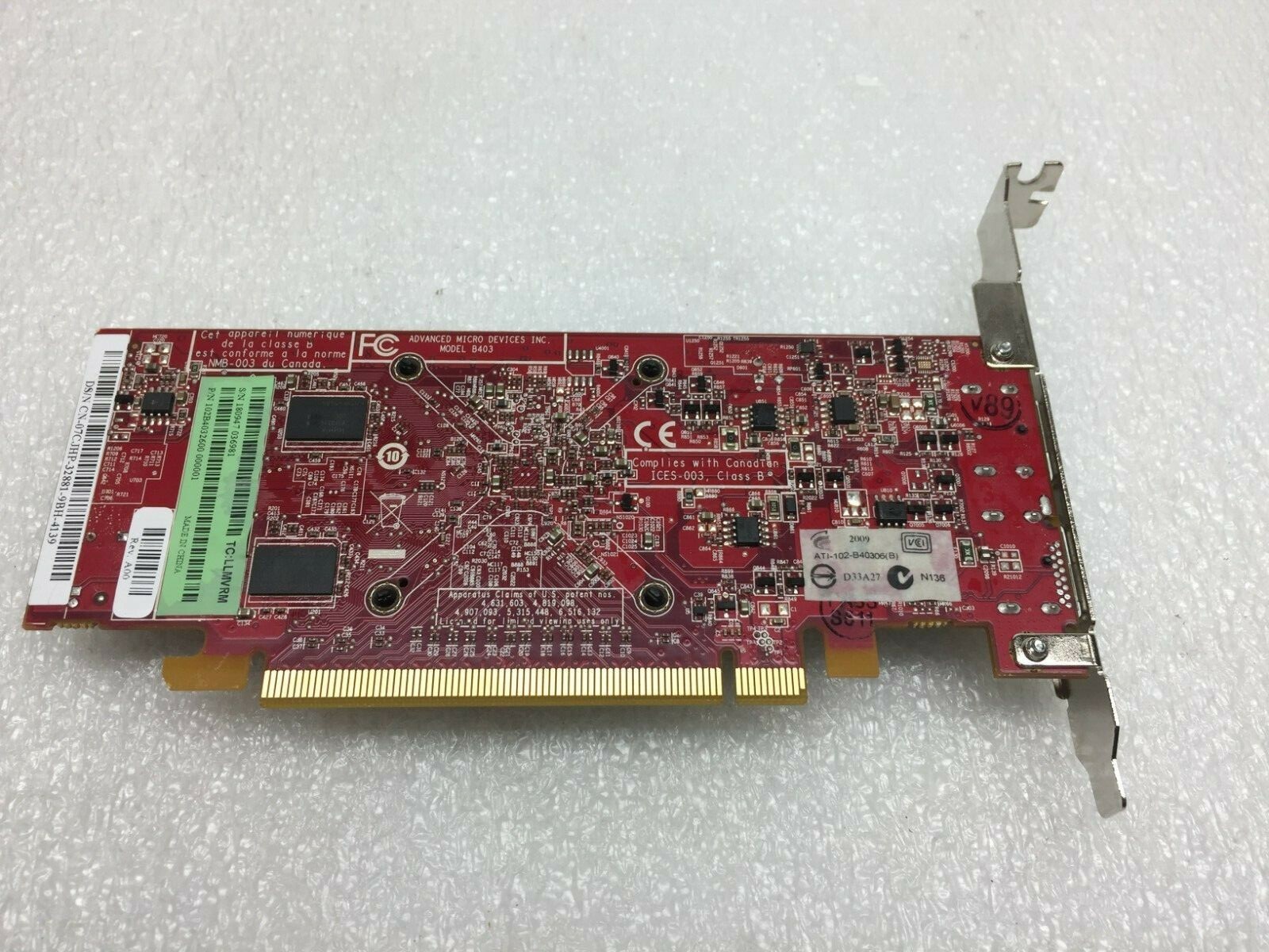 ATI Fire Pro B403 ATI-102-B40306(B) DUAL DISPLAY PORT GREAT COND FREE SHIPPING!!
