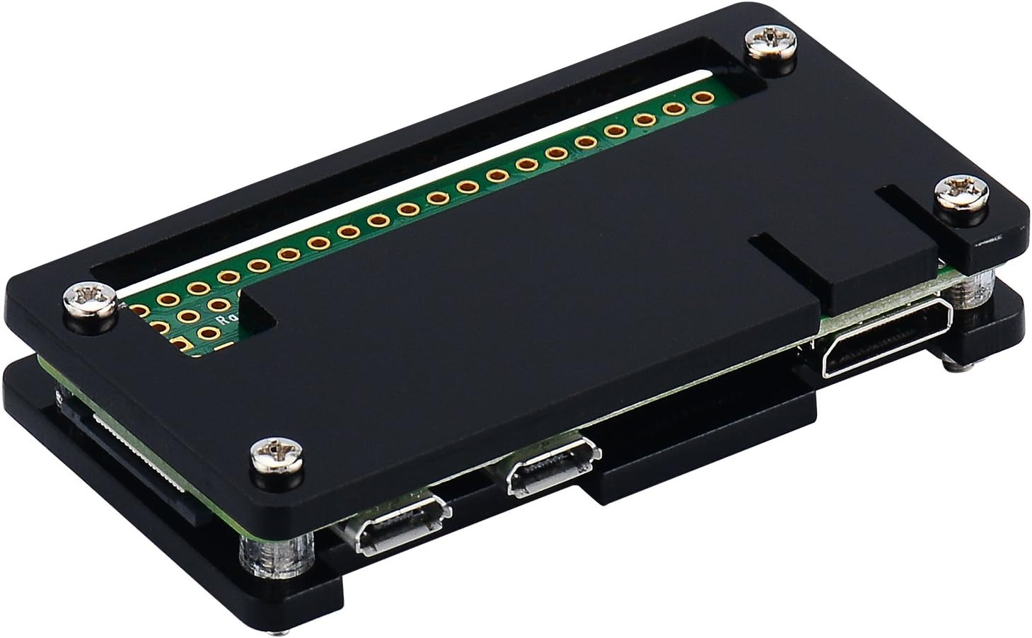 Raspberry Pi Zero 2 Case, Raspberry Pi Zero Case Kit with Pi Zero Heatsink, HDMI