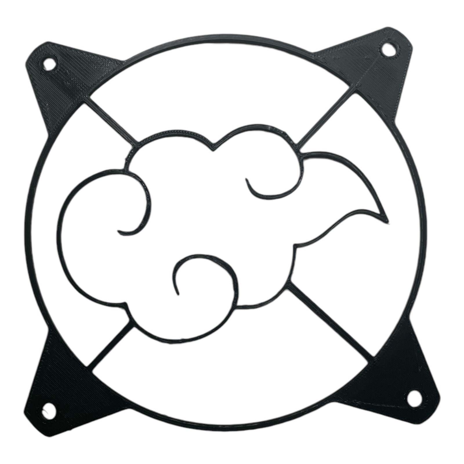 3D Printed Akatsuki Pc Accessory PC Fan Grill Cover | Gaming Setup Accessory