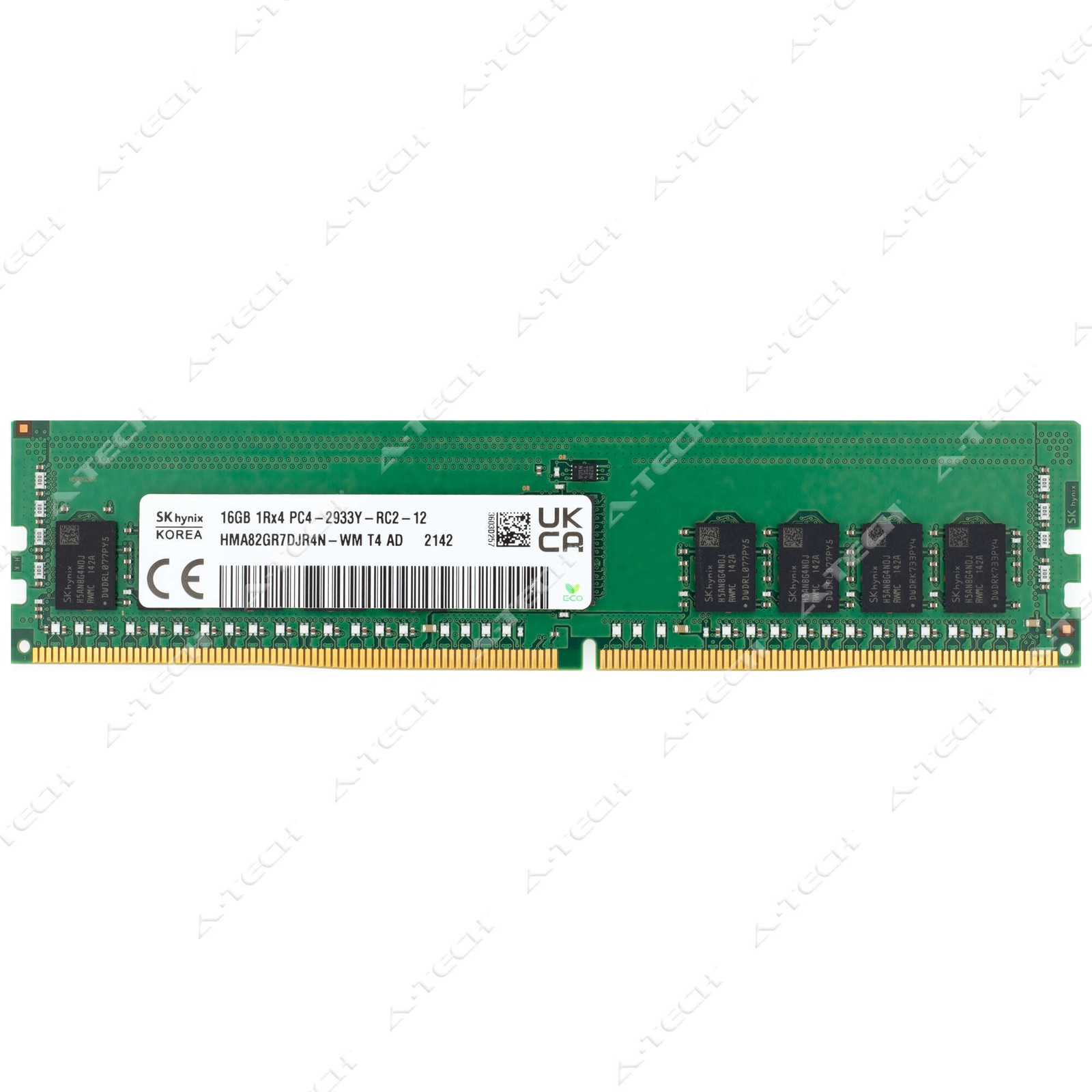 Hynix 16GB DDR4-2933 PC4-23400 1Rx4 ECC RDIMM Server Memory RAM HMA82GR7DJR4N-WM