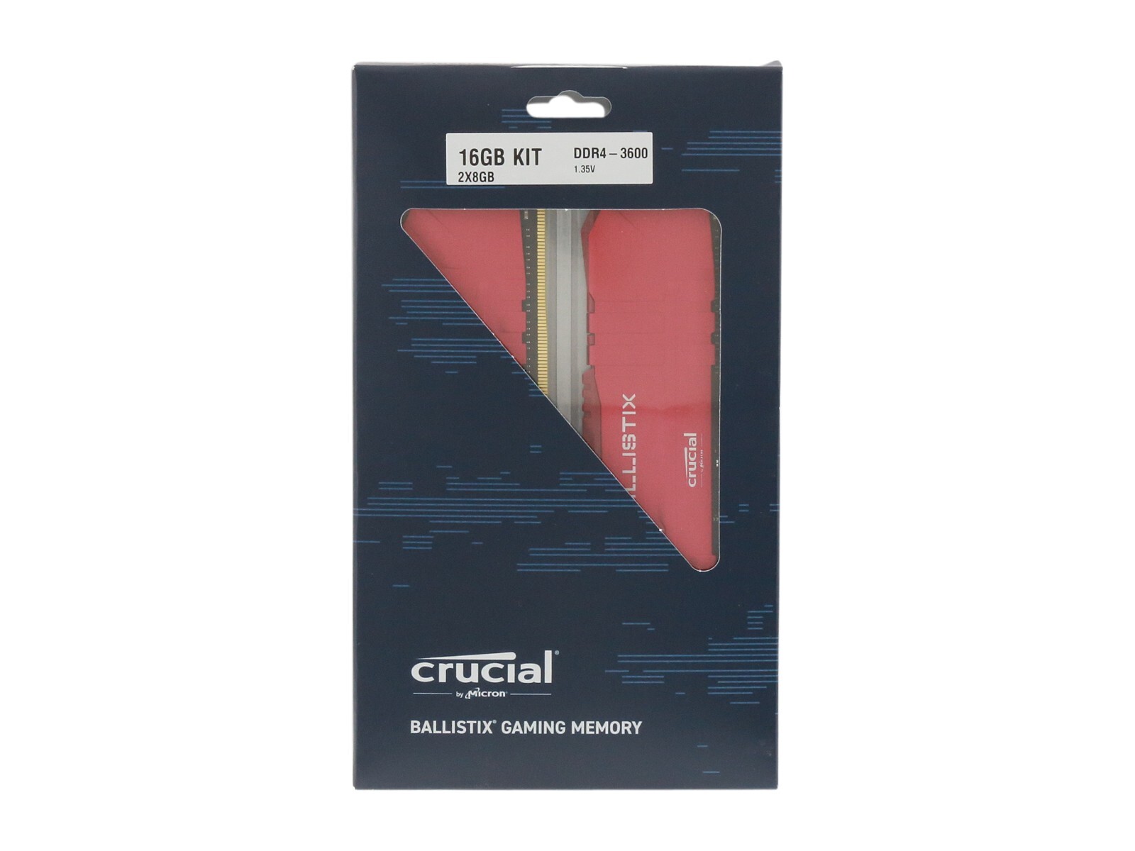Crucial Ballistix 3600 DDR4 Kit 16GB DRAM Desktop Gaming Memory (BL2K8G36C16U4R)