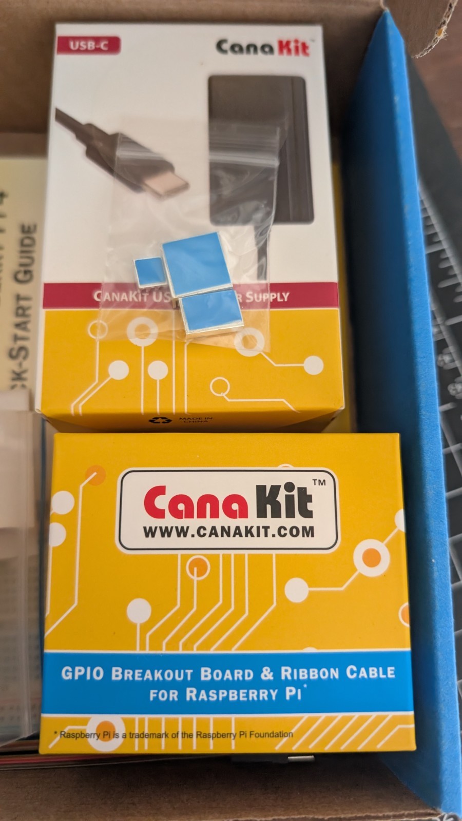 Canakit Raspberry Pi 4 Model B 4B RAM Ultimate Kit 32GB SD, Case, 3A PS, more