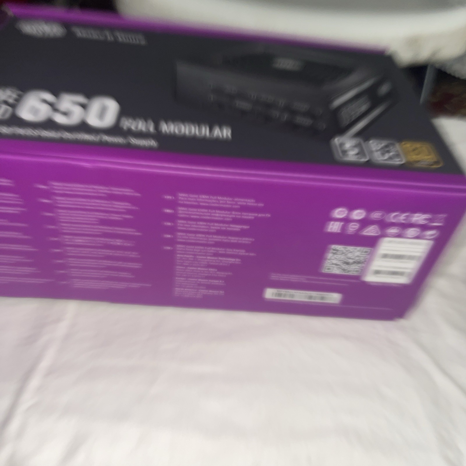 Cooler Master MWE 650W 80 Plus Gold Power Supply . Brand New In Box