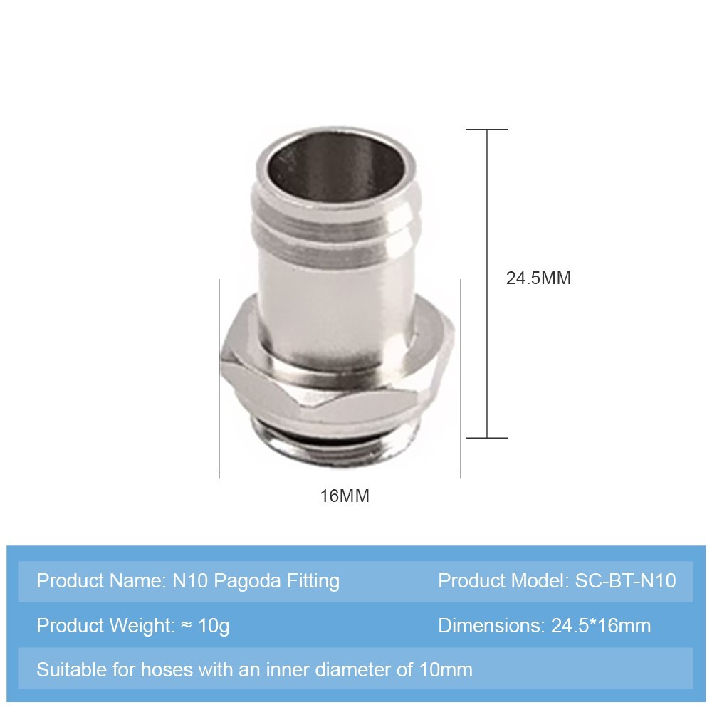 20 Pack G1/4 N4-N10 Barbed Fitting | Direct From China | Free Shipping USA