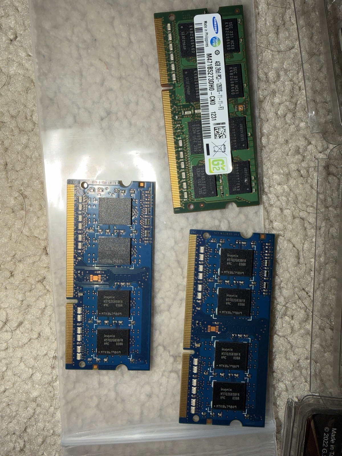 Computer Memory Boards Various Sizes And Types