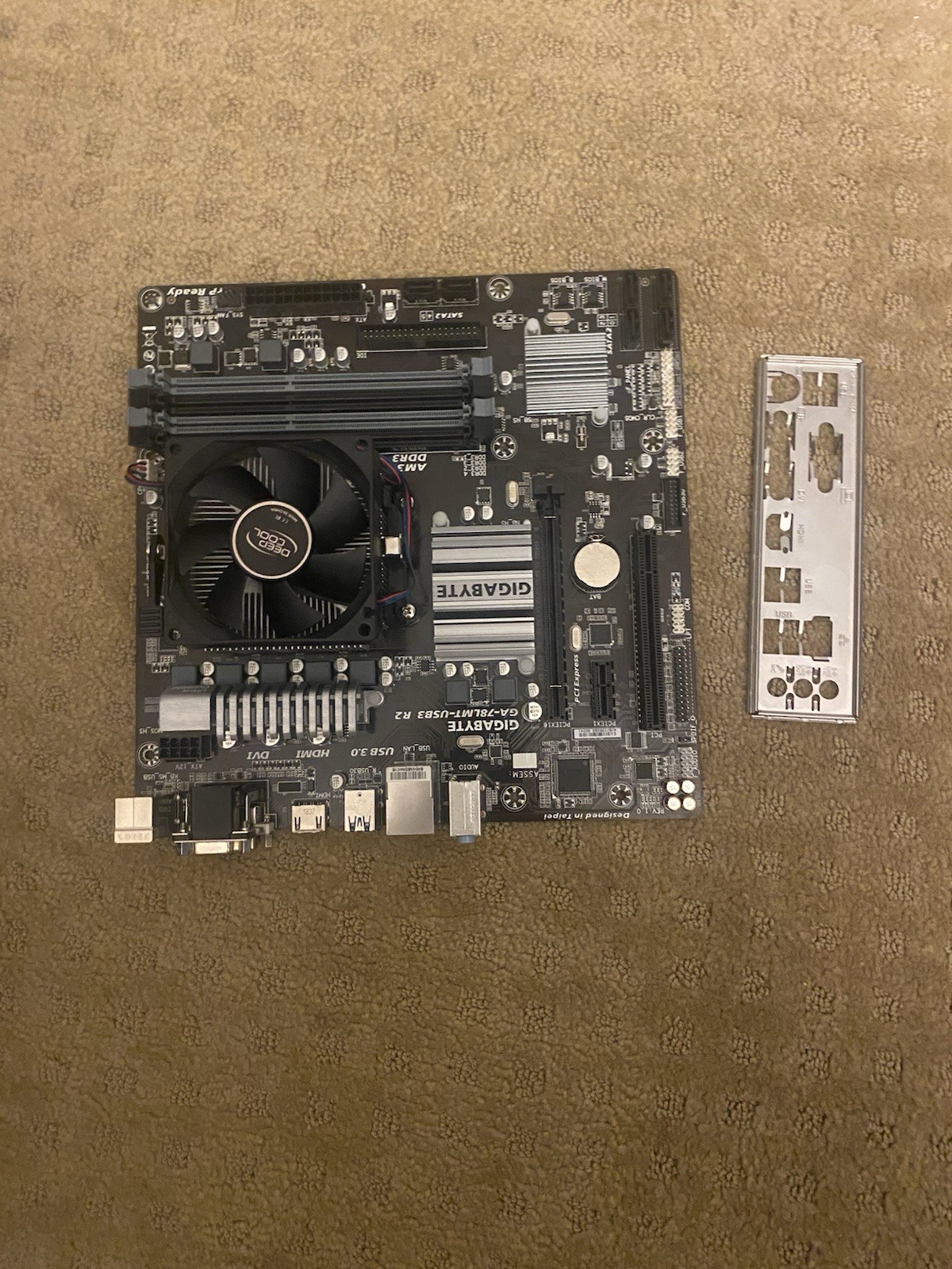 Mother Board Of A iBUYPOWER Phantom 410–era prebuilt +CPU&CPU cooling