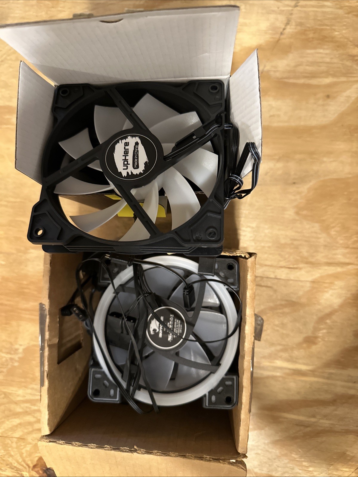 (3) iBUYPOWER FAN, RGB 1200 RPM & (3) UpHere FAN, 120MM