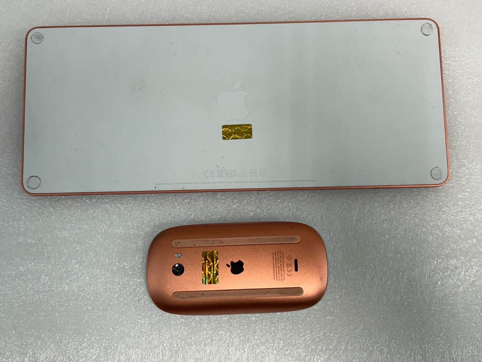 Genuine Used apple mouse Model A1657 and keyboard A2449 For 24″ iMac M1 M2 M3