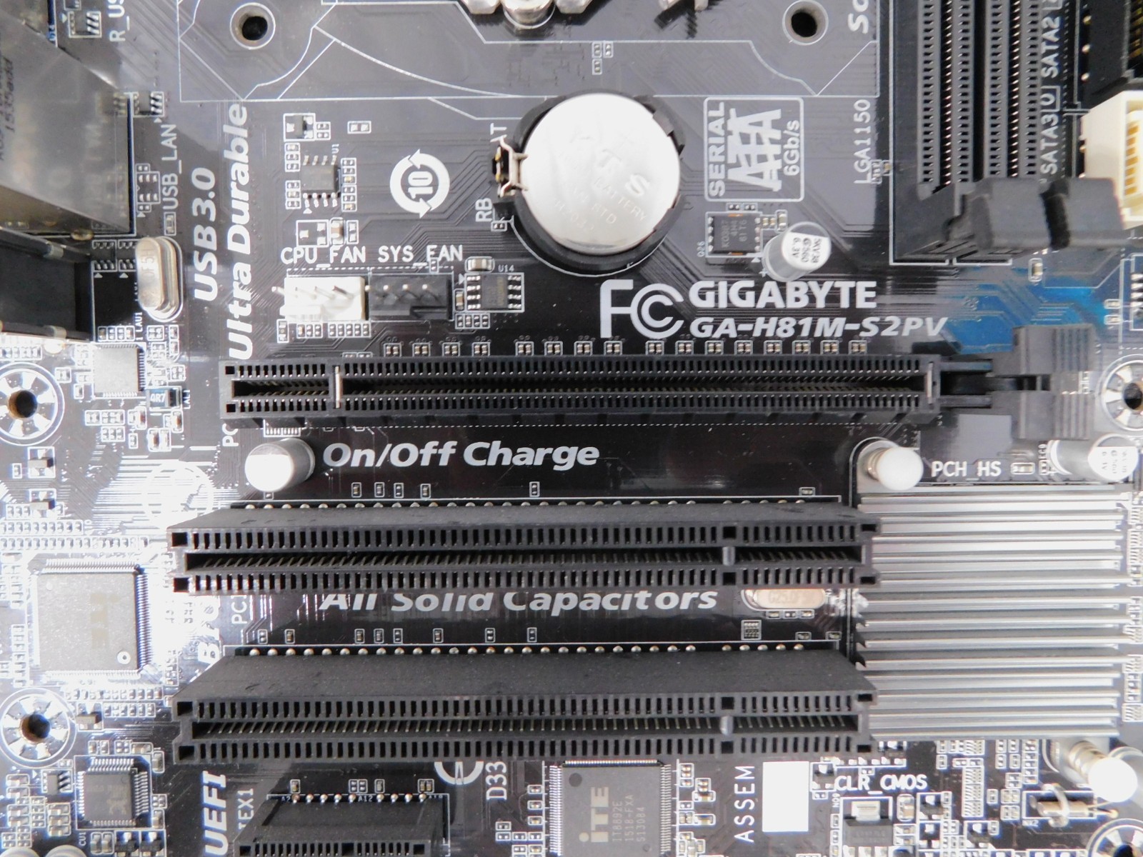 Gigabyte GA-H81M-S2PV Motherboard Without CPU & Heatsink