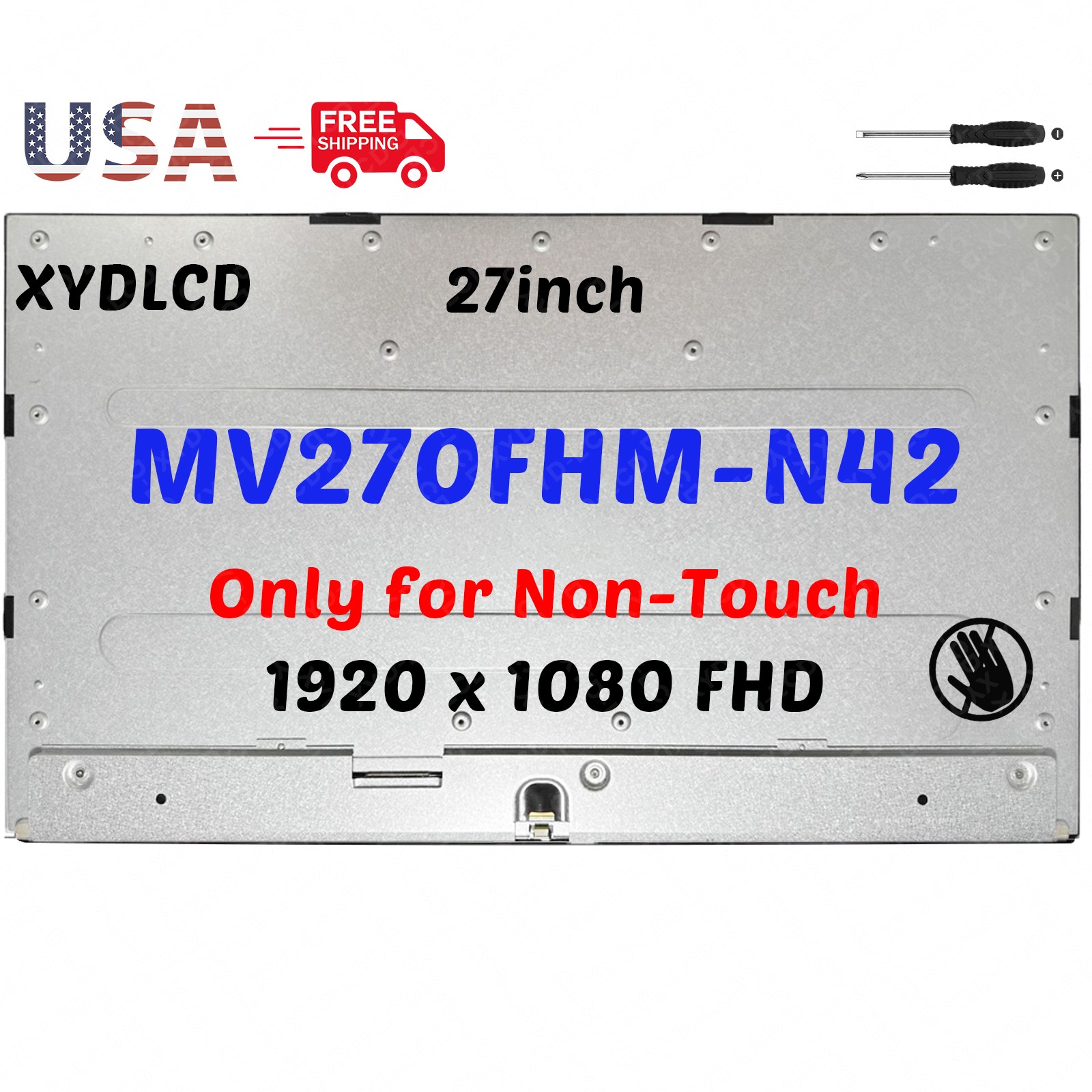 27.0″ MV270FHM-N42 LCD Non-Touch Screen Display Panel FHD 1920×1080 30 Pins 60Hz