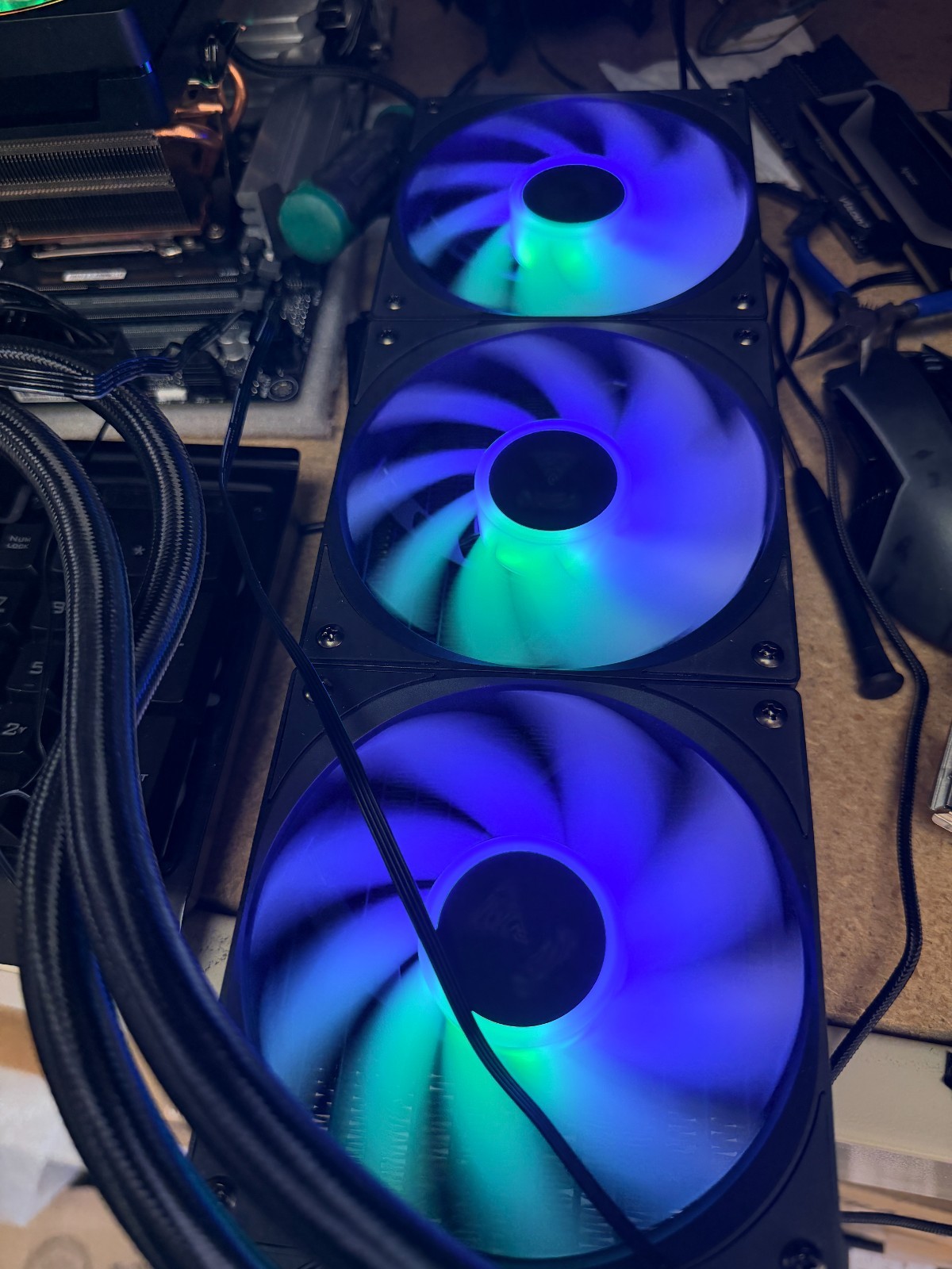✅ GAMDIAS Aura 360mm AIO Liquid CPU Cooler AMD hardware only