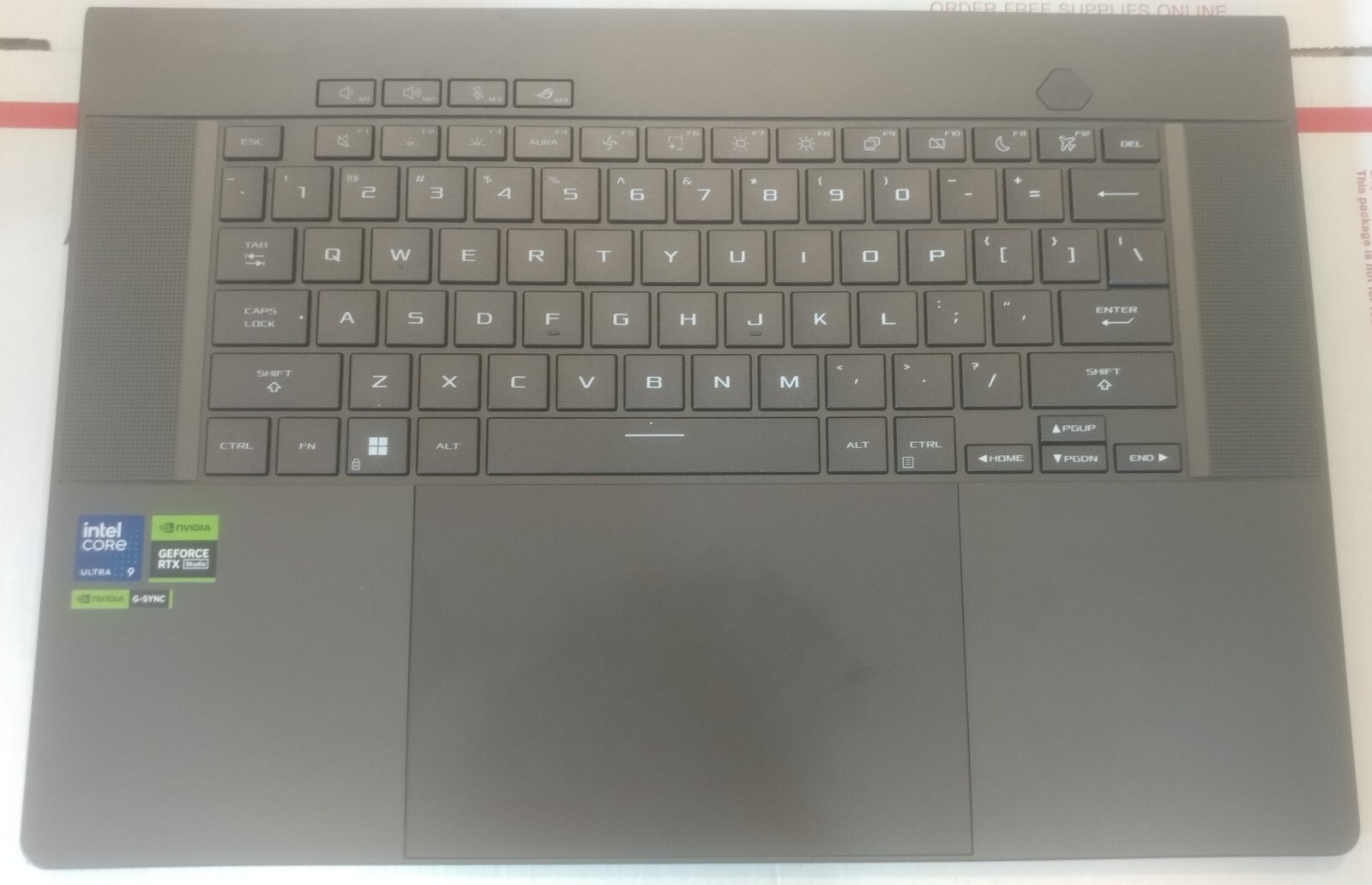 Palmrest For ASUS ROG Zephyrus G16 Air GU605M GU605MY with Backlit Keyboard