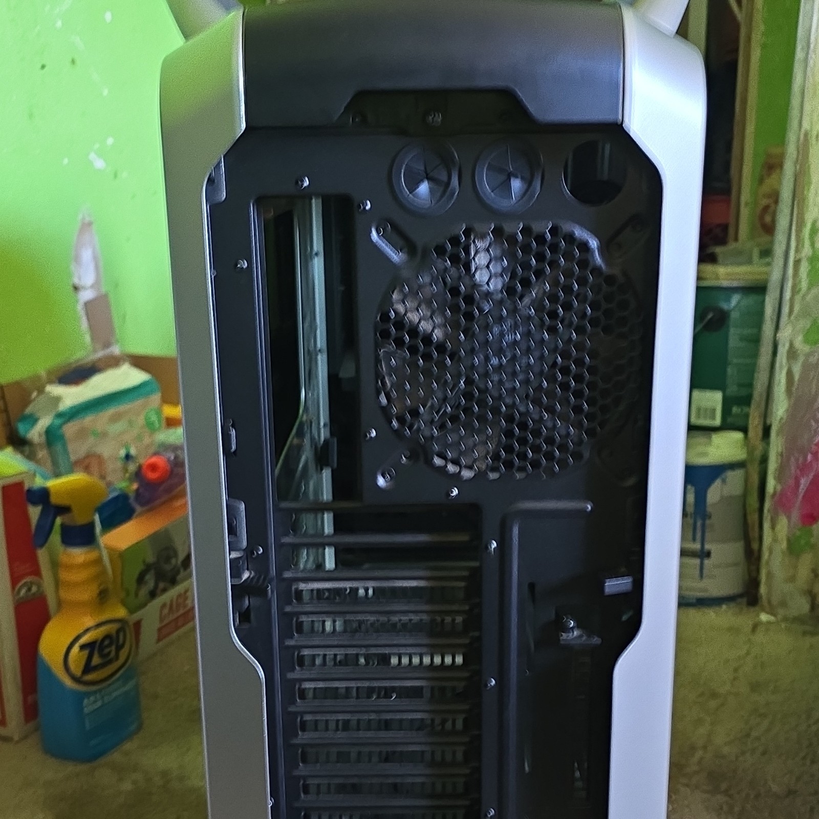 Cooler Master Cosmos ATX Full Tower Case Silver/Black Side Window USB Audio