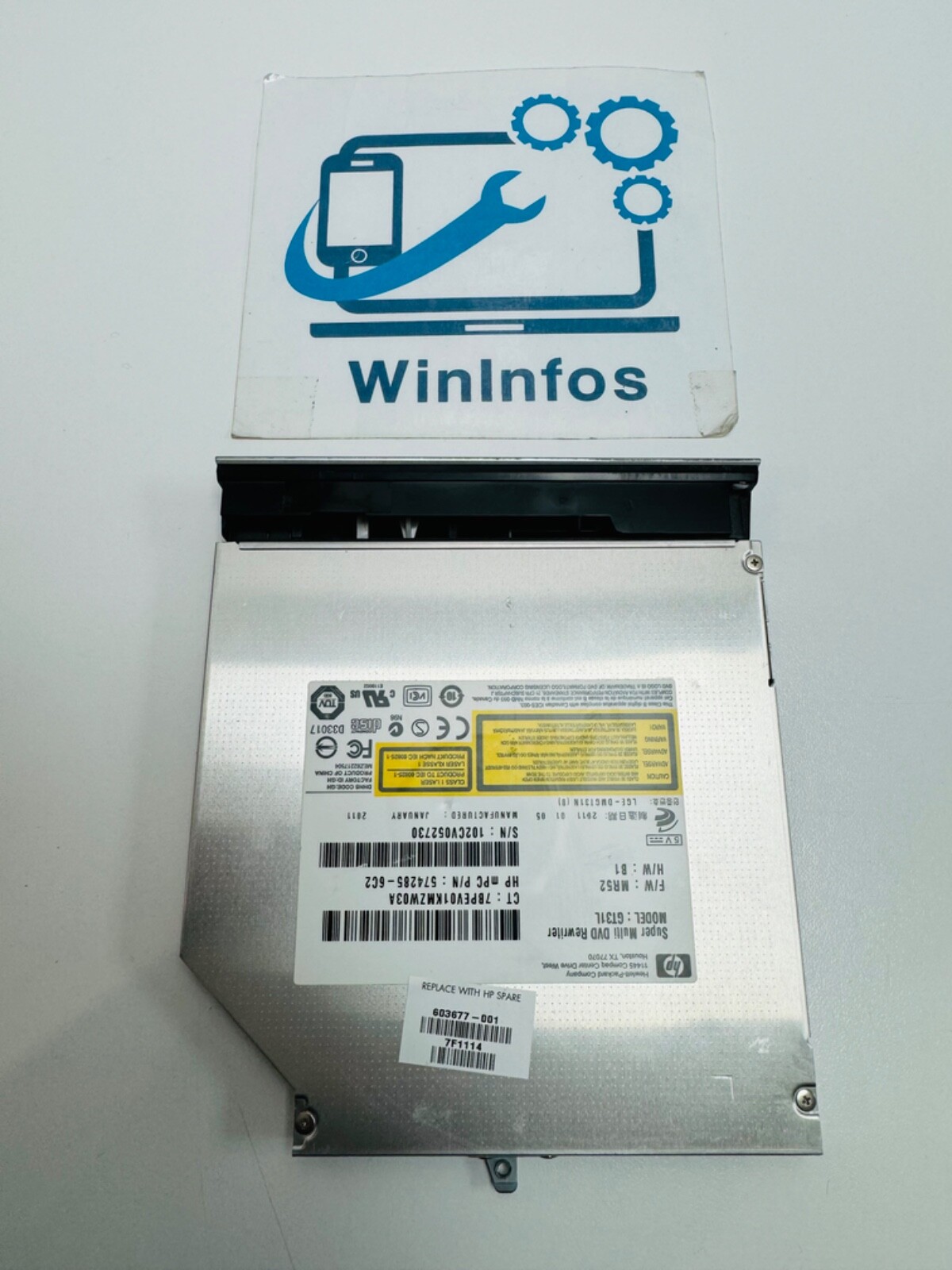 HP Pavilion DV6-3000 (DV6-3351sf) GT31L SATA DVR CD DVD Drive