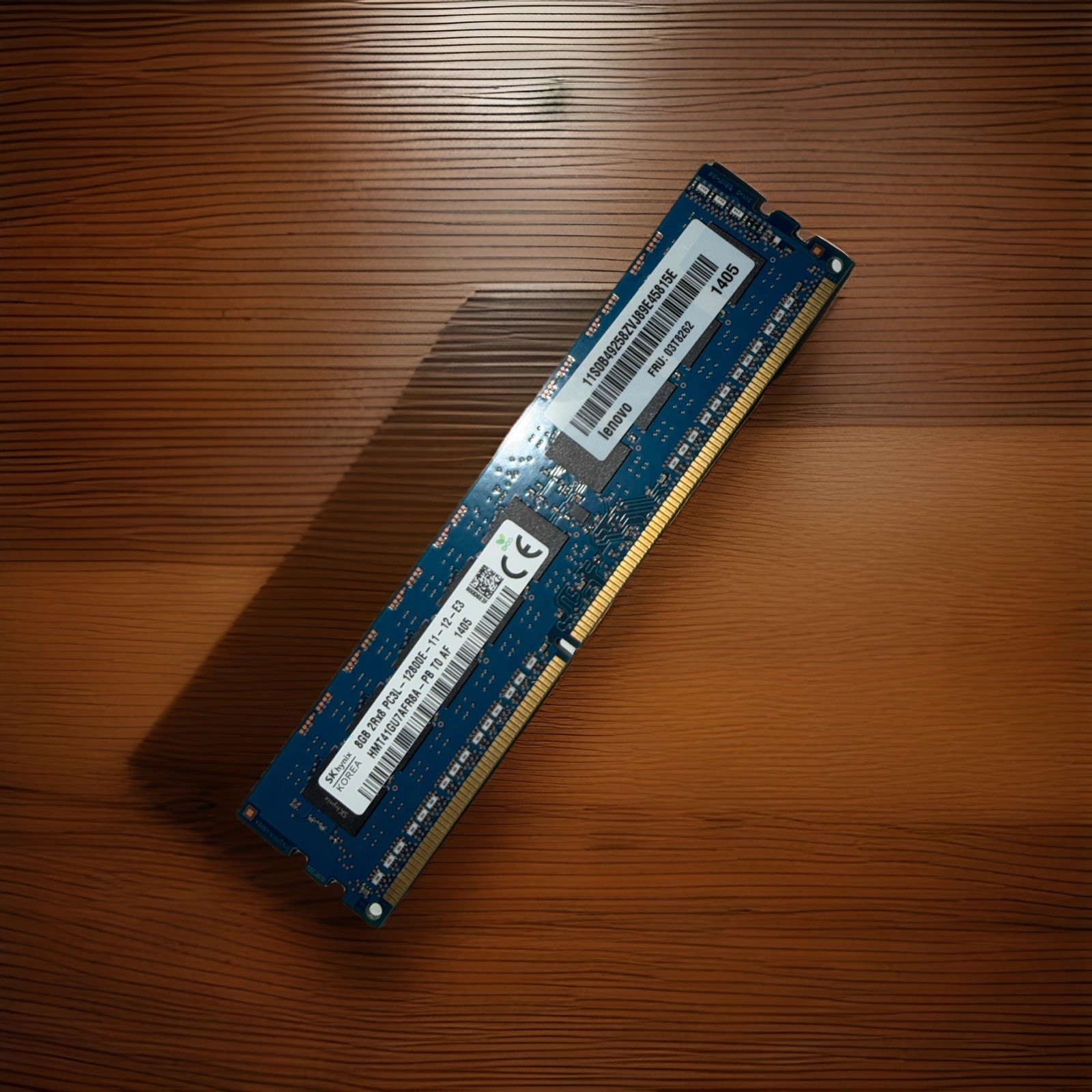SK hynix 8GB DDR3 1600MHz PC3-12800U Desktop RAM 2Rx8 Lenovo OEM