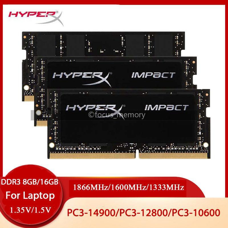HyperX 8 GB 2x8GB 16 GB DDR3L/DDR3 1333/1600/1866 MHz 2Rx8 SO-DIMM Laptop Memory