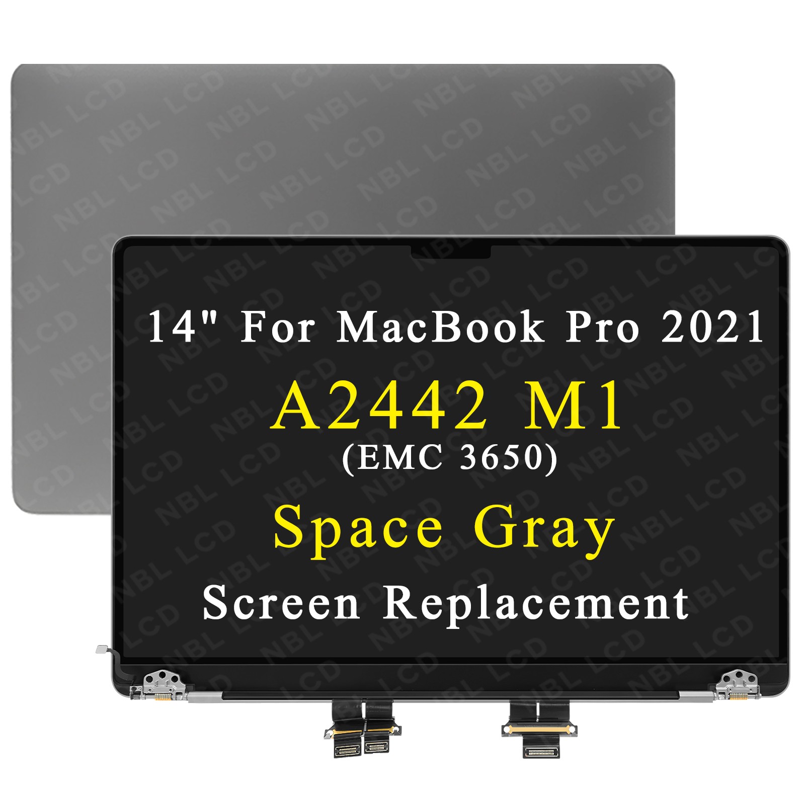 for MacBook Pro A2442 2021 M1 EMC 3650 LCD Screen Replacement Display Assembly