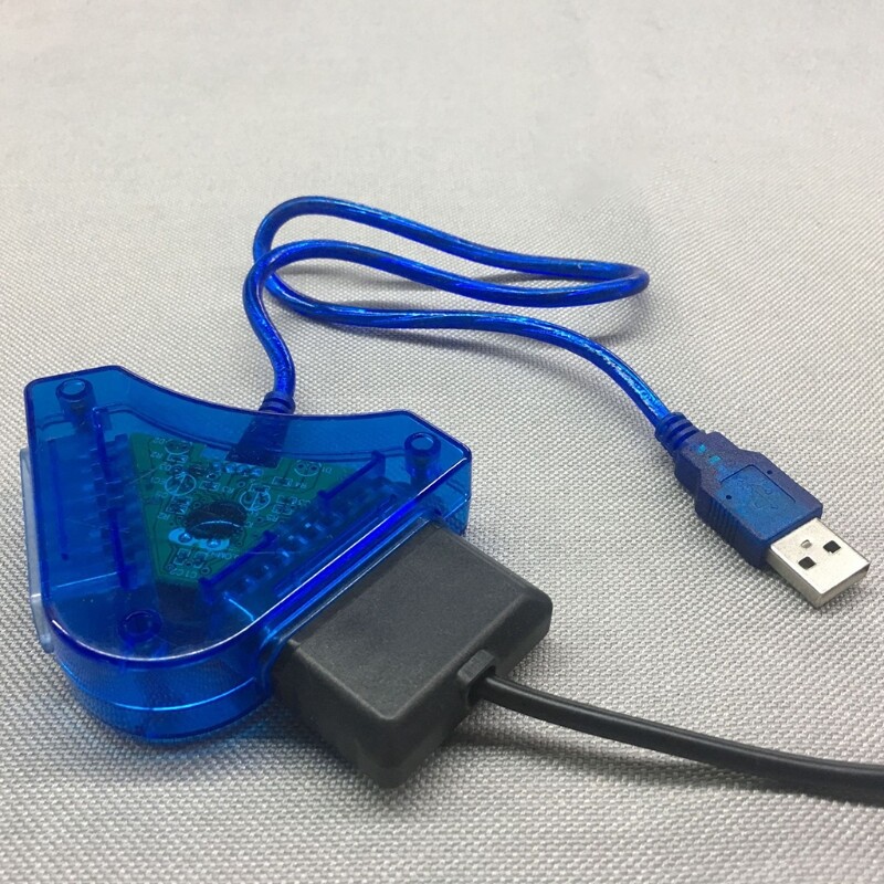 USB Game Controller Adapter Port Controllers to PC USB Adaptor for PS1/for