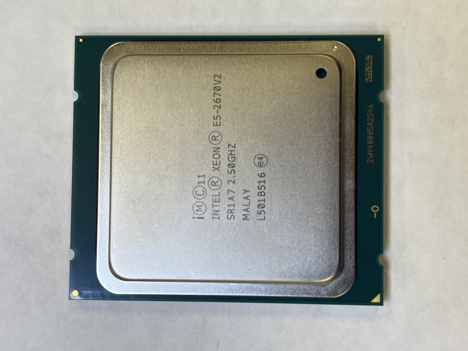 CM8063501375000 / SR1A7 Intel Xeon E5-2670 v2 2.5GHz 10-Core Processor