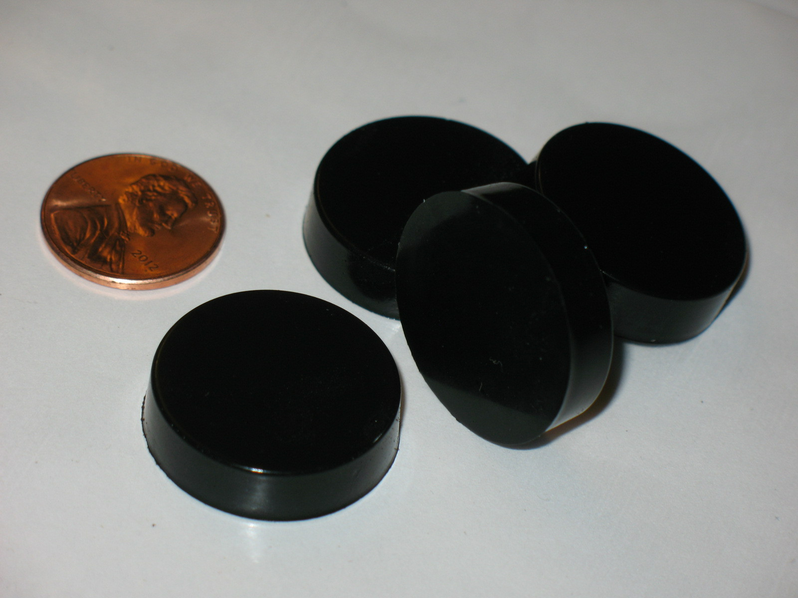 4 SORBO VIBRATION ISOLATION DISC CIRCLE FEET PAD 1×1/4in 25x6mm PC CASE FIRM 70D
