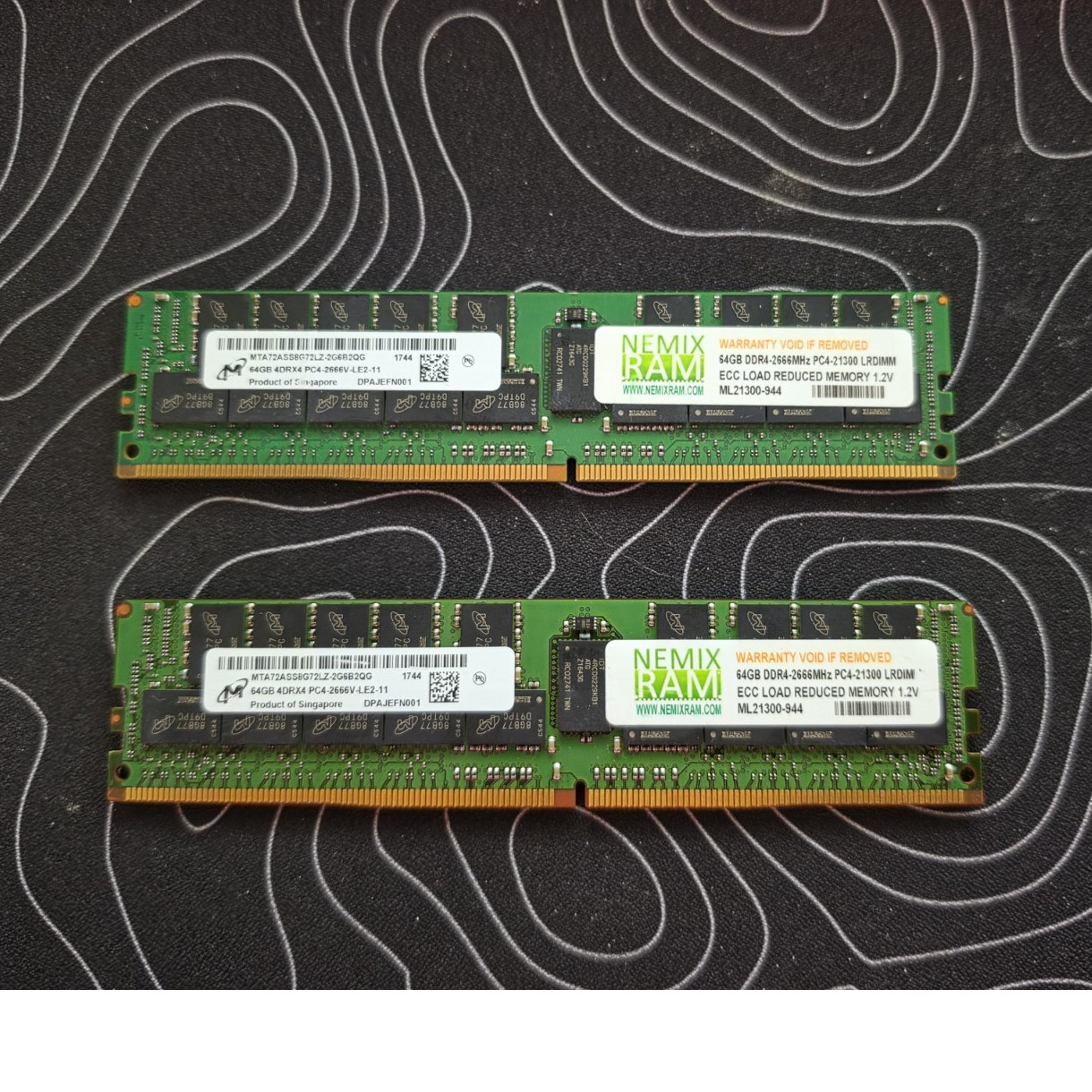 NEMIX RAM 128GB (2x64GB) DDR4 2666MHz LRDIMM
