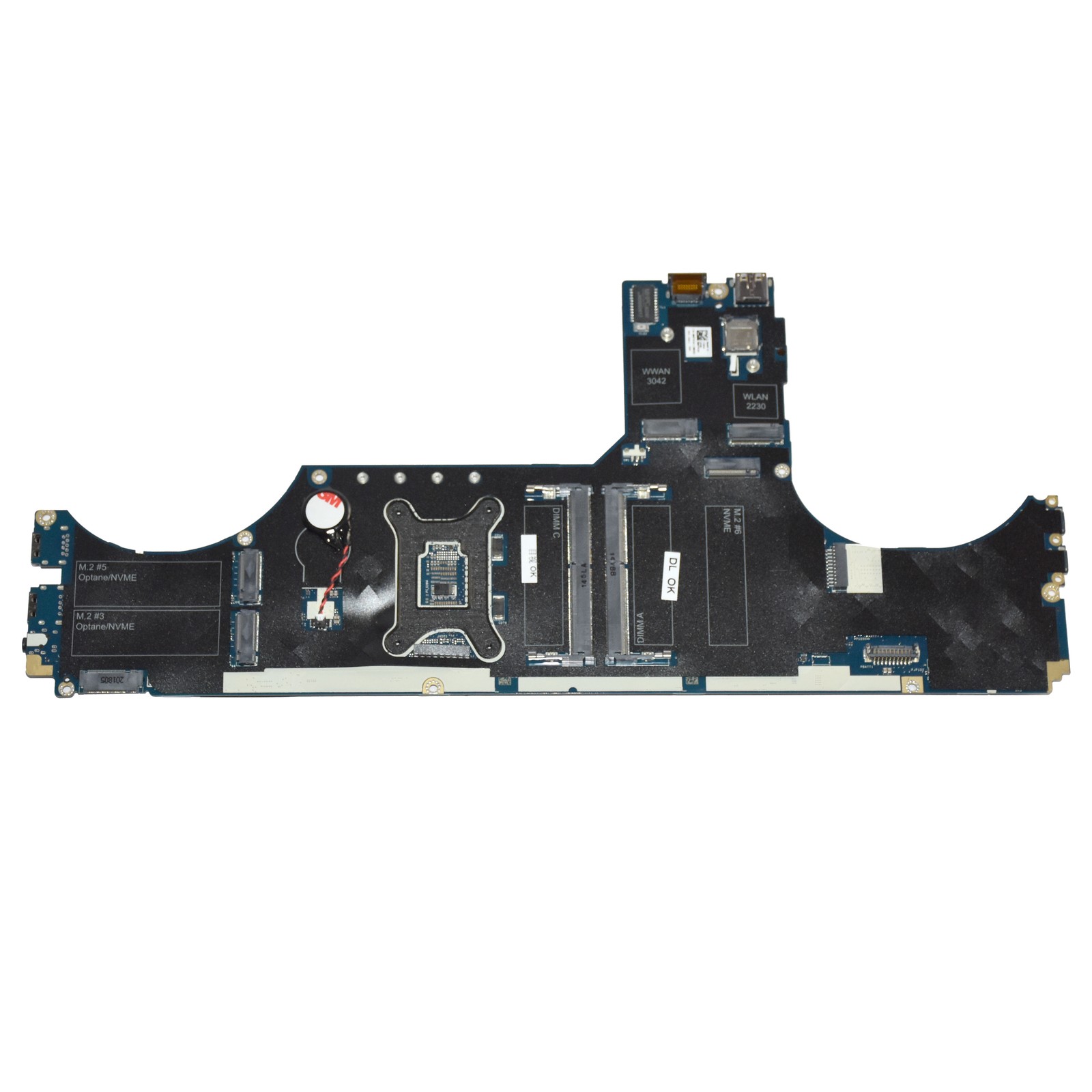 Dell Precision 7740 Motherboard Intel Xeon 2276M Hexa-Core 2.8GHz LA-H281P MPVGK