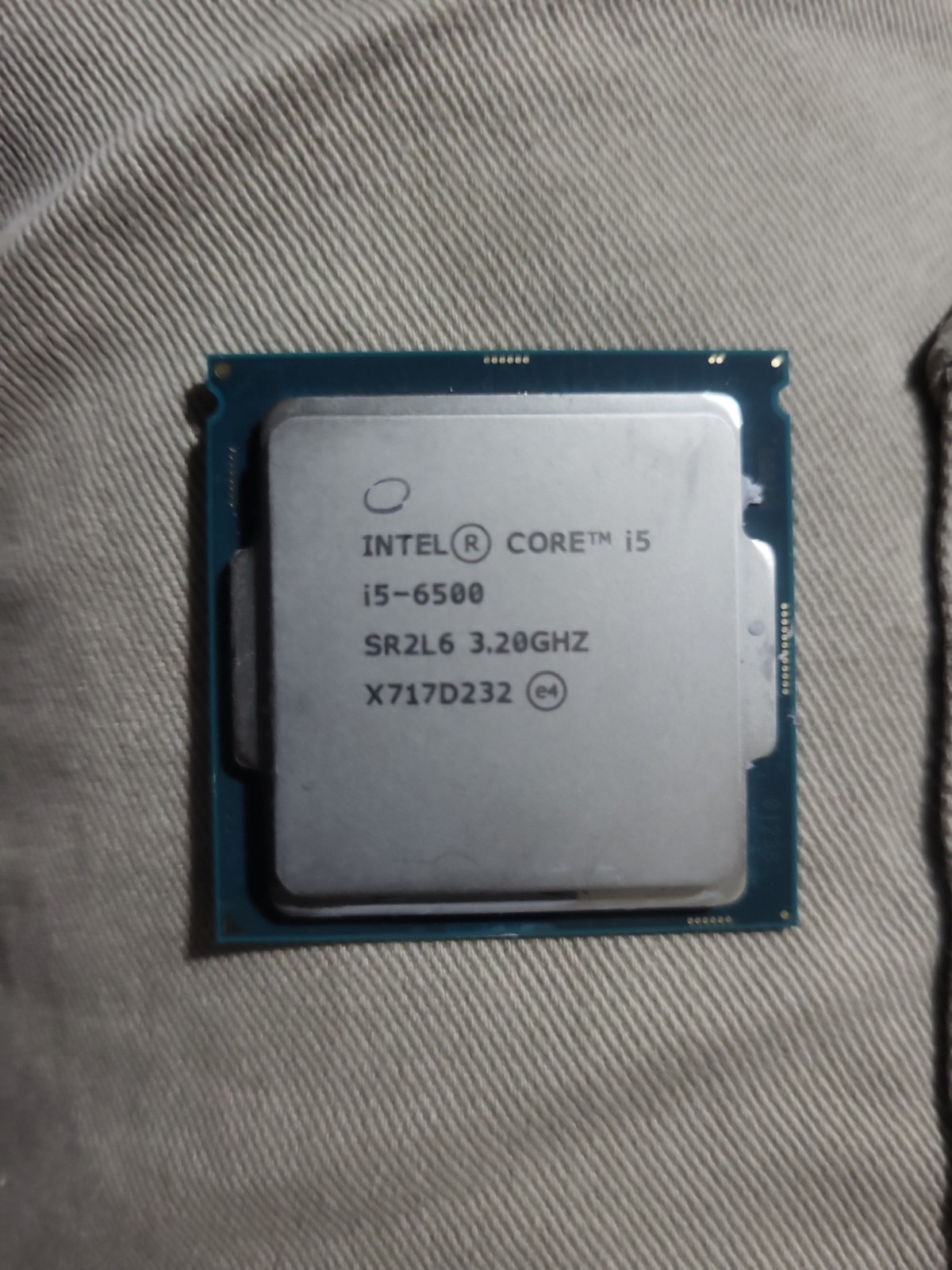 Intel Core i5 I5-6500 SR2L6 3.2GHZ X717D232 e4 Used Good Condition