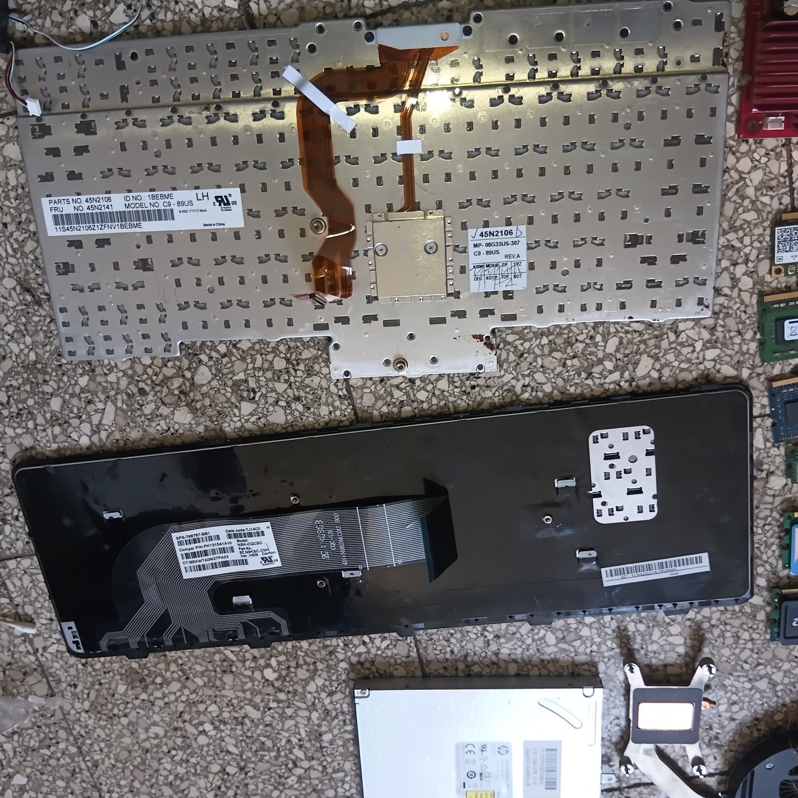 Mixed PC Hardware Lot – GPU Cards, RAM Modules, Laptop Parts & Components