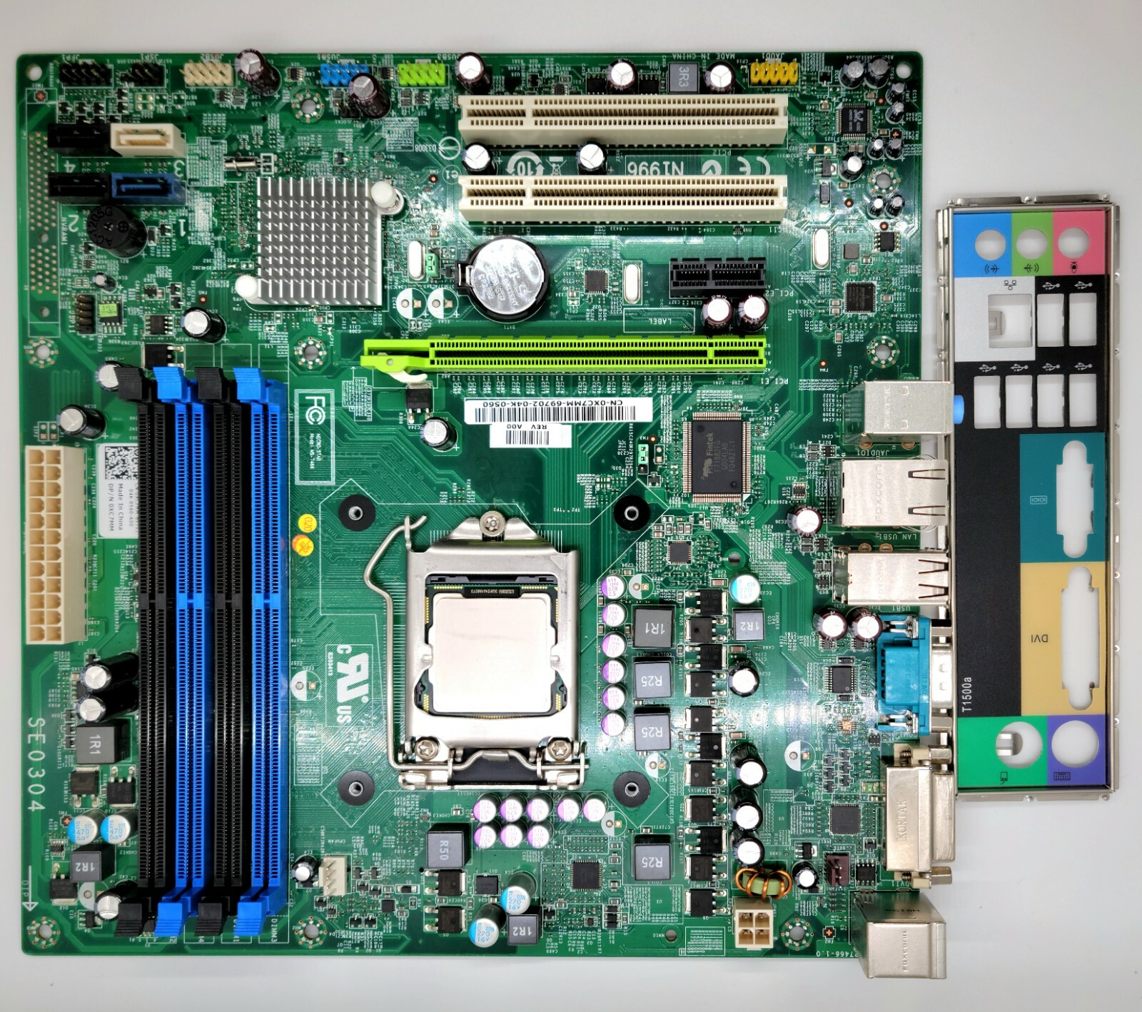 Dell Precision T1500 SE0304 Motherboard Combo i5 2.66GHz L2 8MB CPU +Fan + I/O