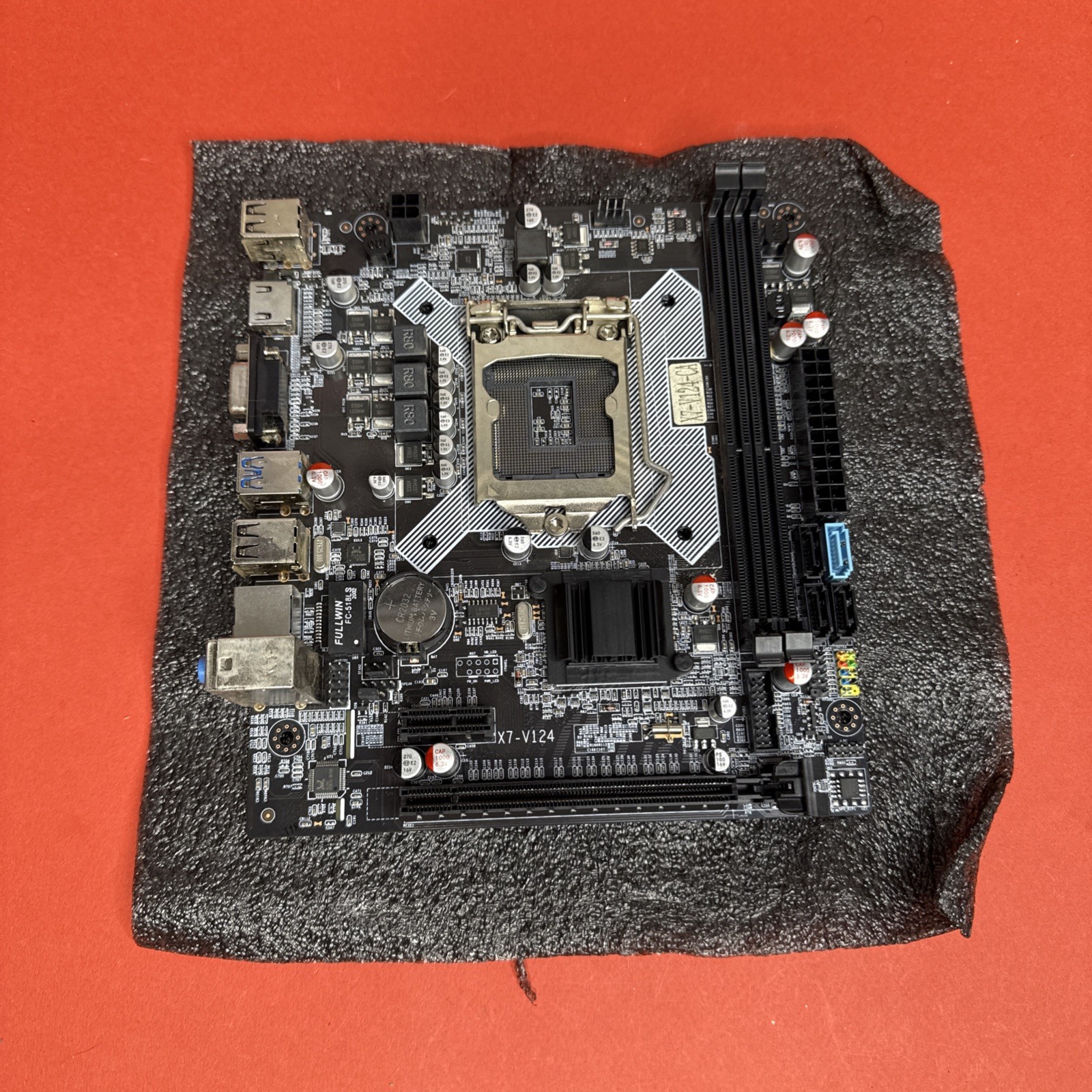 UNTESTED AS-IS FOR PARTS X7-V124A LGA 1155 Mini ITX Motherboard